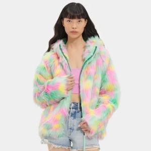 NWT UGG Clove Faux Fur Jacket